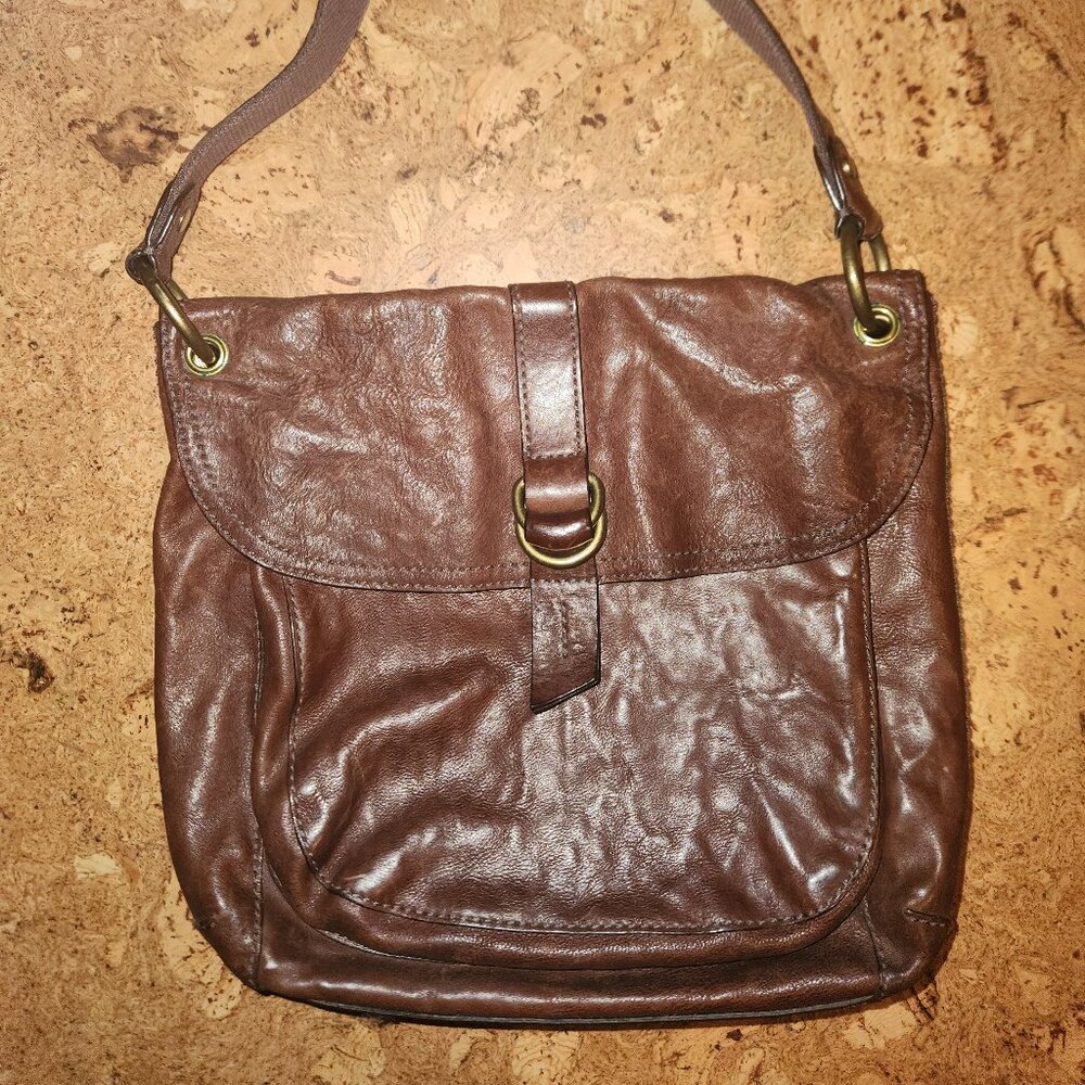 Fossil leather bag